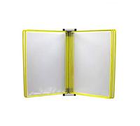 KFGISD, Wall Mounted File Holder,Hanging Wall File Organizer,Flip Chart Stand A4, Wall Mounted Display File Holder,Folders(Unique Colour)