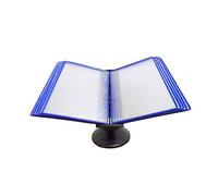 KFGISD, Wall Mounted File Holder,Hanging Wall File Organizer,Flip File Holder, Desktop or wall-Mounted Display Stand with Adjustable tilt,Folders(G)