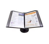 KFGISD, Wall Mounted File Holder,Hanging Wall File Organizer,Flip File Holder, Desktop or wall-Mounted Display Stand with Adjustable tilt,Folders(B)