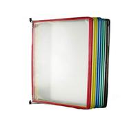 KFGISD, Wall Mounted File Holder,Hanging Wall File Organizer,Flip File Holder, wall-Mounted Magnetic Display,Folders(10 Pages)