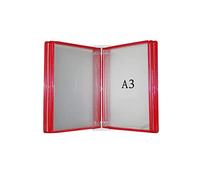 KFGISD, Wall Mounted File Holder,Hanging Wall File Organizer,Flip File Holder, wall-Mounted Magnetic Display,Folders