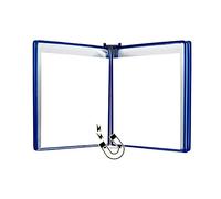 KFGISD, Wall Mounted File Holder,Hanging Wall File Organizer,Magnetic Document Holder A4, Wall Mounted Display Cabinet, File Holder,Folders(Blu)