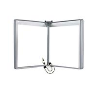 KFGISD, Wall Mounted File Holder,Hanging Wall File Organizer,Magnetic Document Holder A4, Wall Mounted Display Cabinet, File Holder,Folders(Gris)
