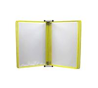 KFGISD, Wall Mounted File Holder,Hanging Wall File Organizer,Wall Document Holder A4, Flip Chart Stand Magnetic, Wall Mounted Display File Holder,Folders(Unique Colour)