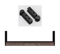 KFGISD, wardrobe rail Aluminum Alloy Wood Grain Closet Rod, Round Closet Clothes Organizer Bar Non-slip Design,Wardrobe Hanging Rods(Color C,130cm(51 1/8 in))