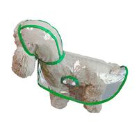 KFGISD, Waterproof And Fashionable Transparent Raincoat for Pets Small And Medium Sized Dog Two Legged Dog Cat Raincoat,Rain Coat for Dogs(Green,XL)