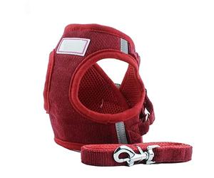 KFGISD, With Lead Red Dog Harness With Leash Dog Collar Adjustable Vest Walking Pet Accessories For Small Medidum Large Pets Xl,Dog Carrier(XS)