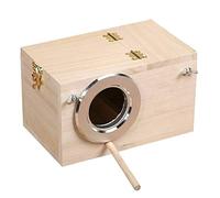 KFGISD, Wood Bird House Nest Birds Breeding Box Bird Parrot Breeding Decorative Cages Pet Accessories,Birdhouse
