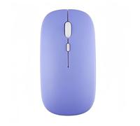 KfHao Connectivity 2.4G USB Its Silent&Slim Design features ultra-quiet clicks for quiet spaces,portable build fits easily in your bag,perfect for on iPads,MacBooks,and PCs (purple ordinary,Classic)