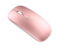 KfHao Connectivity 2.4G USB Its Silent&Slim Design features ultra-quiet clicks for quiet spaces,portable build fits easily in your bag,perfect for on iPads,MacBooks,and PCs (pink ordinary,Classic)