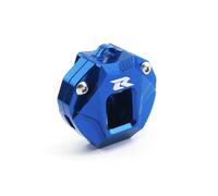 KFHBNI Key Cover For Suzuki GSXR 600 750 1000 GSX-R 1300R Motorcycle Accessories Key Cover Protection Shell Keychain Key Ring Case(Blue)
