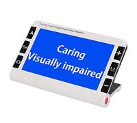 KFHDSAS 7.0 Inch Digital Magnifier Aid, 2X-32X Zoom, 19 Color Modes, AV HDMI USB Output, 500W Dual Cameras, For Low Vision People Reading, Writing