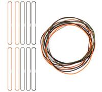 KFHENSOMR 10PCS Elastic Bands for Traveler’s Notebook, Multi-Color Journal Accessories to Connect Inserts, Strong Jump Bands for A5 & Standard Size Travel Journals & Planners