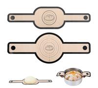 KFHENSOMR 2 Pcs Silicone Bread Sling Bread Baking Mat for Dutch Oven with Long Handles Non-Stick Reusable Dutch Oven Liners Sourdough Essentials Baking Easy to Transfer Sourdough