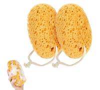 KFHENSOMR 2Pcs Bath Sponge, Soft Exfoliating Large Shower Sponges, Face Body Scrubber Puff, Foam Loofah for Women Men Sensitive Dry Skin Bathing Gentle & Deep Cleansing