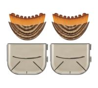 KFHENSOMR 2Pcs Lymphatic Contour Face Brush Dry Brushing Face Brush Lymphatic Drainage Brushes Drainage Massager Chin & Jawline Sculpting Ergonomically Designed for Faces Gentle Enough for Daily Use