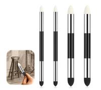 KFHENSOMR 4pcs Blending Sponge Pen Double Headed Washable Rubbing Sponge Brush Reusable Sketch Wipe Drawing Art Blending Tools Sketch Blenders for Artist Highlight Shadow Detail Correcting