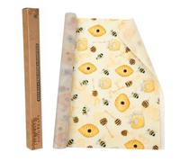 KFHENSOMR Reusable Beeswax Paper Beeswax Wraps Washable Beeswax Food Wrap