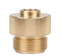 KFI Camping Grill Propane Gas Stove Adapter, Input: EN417 Lindal Valve Canister, Output: Propane Gas Stove