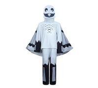 KFIOBQJ Kids Halloween Costumes for Boys 99-Nights Deer Monster Forest Game Scary Cosplay Costume Fancy Dress Up Terror Game Outfit (Gray, 6-7 Years)