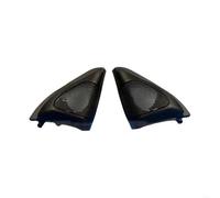KFJFDHES Car Door Speaker Cover Audio Tweeter Trim Car Stereo Triangle Speaker Enclosure Cover Panel Trim Frame Mount Suitable/Fit for Front Left And Right Door Tweeters 2pcs