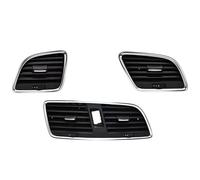 KFJFDHES Central Car Front Dashboard Center Cconsole Air Conditioning Outlet/Fit For Audi Q3 2013 2014 2015 2016 2017 2018 Interior Accessories(3 Pcs)