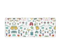 Kfjghhl Abstraction Biology Chemistry4 Mouse Mat Large Mouse Pad 80x30x0.3cm Mousepad Desk Mat Gaming Mouse Rubber Base Table Pad