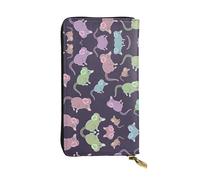 Kfjghhl Animals-Cute Mouse Women's Wallet Large Capacity Ladies Card Phone Holder RFID Blocking Wristlet Leather Her