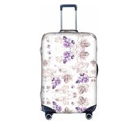 Kfjghhl Beautiful Grape Leaves Washable Luggage Cover Fashion Suitcase Protector Fits 18-32 Inch Travel Luggage Cover