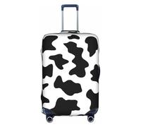 Kfjghhl Black and White Cow Print Washable Luggage Cover Fashion Suitcase Protector Fits 18-32 Inch Travel Luggage Cover