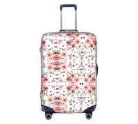 Kfjghhl Blossoming Rose Flowers Washable Luggage Cover Fashion Suitcase Protector Fits 18-32 Inch Travel Luggage Cover