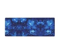 Kfjghhl Blue Universe Space Galaxy Mouse Mat Large Mouse Pad 80x30x0.3cm Mousepad Desk Mat Gaming Mouse Rubber Base Table Pad