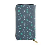 Kfjghhl Bones and Dog Claws Women's Wallet Large Capacity Ladies Card Phone Holder RFID Blocking Wristlet Leather Her