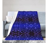 Kfjghhl Bright Stars Fleece Throw Blanket Bed Super Soft Warm Sofa Throw Blanket Bedspread Polar Fleece Blanket