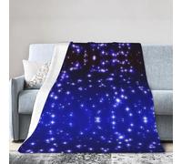 Kfjghhl Bright Stars Fleece Throw Blanket Bed Super Soft Warm Sofa Throw Blanket Bedspread Polar Fleece Blanket