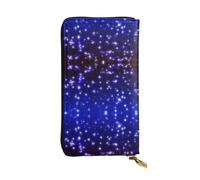 Kfjghhl Bright Stars Women's Wallet Large Capacity Ladies Card Phone Holder RFID Blocking Wristlet Leather Her