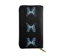 Kfjghhl Butterfly X Ray Women's Wallet Large Capacity Ladies Card Phone Holder RFID Blocking Wristlet Leather Her