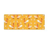 Kfjghhl Chicken Chick Mouse Mat Large Mouse Pad 80x30x0.3cm Mousepad Desk Mat Gaming Mouse Rubber Base Table Pad