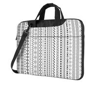 Kfjghhl Classic Boho Triangle Stripes Laptop Bag Briefcase Pad Notebook Compartment Elegant Business Bag Separate Office