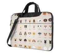 Kfjghhl Classic Dog Breed Laptop Bag Briefcase Pad Notebook Compartment Elegant Business Bag Separate Office