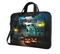 Kfjghhl Classic Owl Pumpkin Happy Halloween Laptop Bag Briefcase Pad Notebook Compartment Elegant Business Bag Separate Office