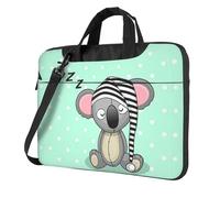 Kfjghhl Classic Sleeping Koala Cap Laptop Bag Briefcase Pad Notebook Compartment Elegant Business Bag Separate Office