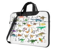 Kfjghhl Classic Stylish Learning Alphabets With Dinosaurs Laptop Bag Briefcase Pad Notebook Compartment Elegant Business Bag Separate Office
