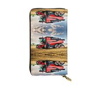 Kfjghhl Company Farm Tractor Women's Wallet Large Capacity Ladies Card Phone Holder RFID Blocking Wristlet Leather Her