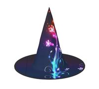 Kfjghhl Cool Light Flowers Halloween Hat Wicked Costumes Adult Unisex Headband Fancy Dress Accessory Christmas Party,Cosplay Magician Costume Outfit Halloween