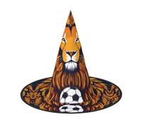 Kfjghhl Cool Lion Halloween Hat Wicked Costumes Adult Unisex Headband Fancy Dress Accessory Christmas Party,Cosplay Magician Costume Outfit Halloween