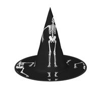 Kfjghhl Cool Skeleton Halloween Hat Wicked Costumes Adult Unisex Headband Fancy Dress Accessory Christmas Party,Cosplay Magician Costume Outfit Halloween