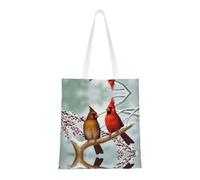Kfjghhl Cute Birds Canvas Totes Strong Student Shoulder Handle Bag Lightweight Back To School Season Teacher