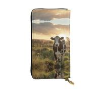 Kfjghhl Dairy Cow Women's Wallet Large Capacity Ladies Card Phone Holder RFID Blocking Wristlet Leather Her