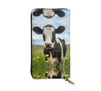 Kfjghhl Dairy Cow Women's Wallet Large Capacity Ladies Card Phone Holder RFID Blocking Wristlet Leather Her